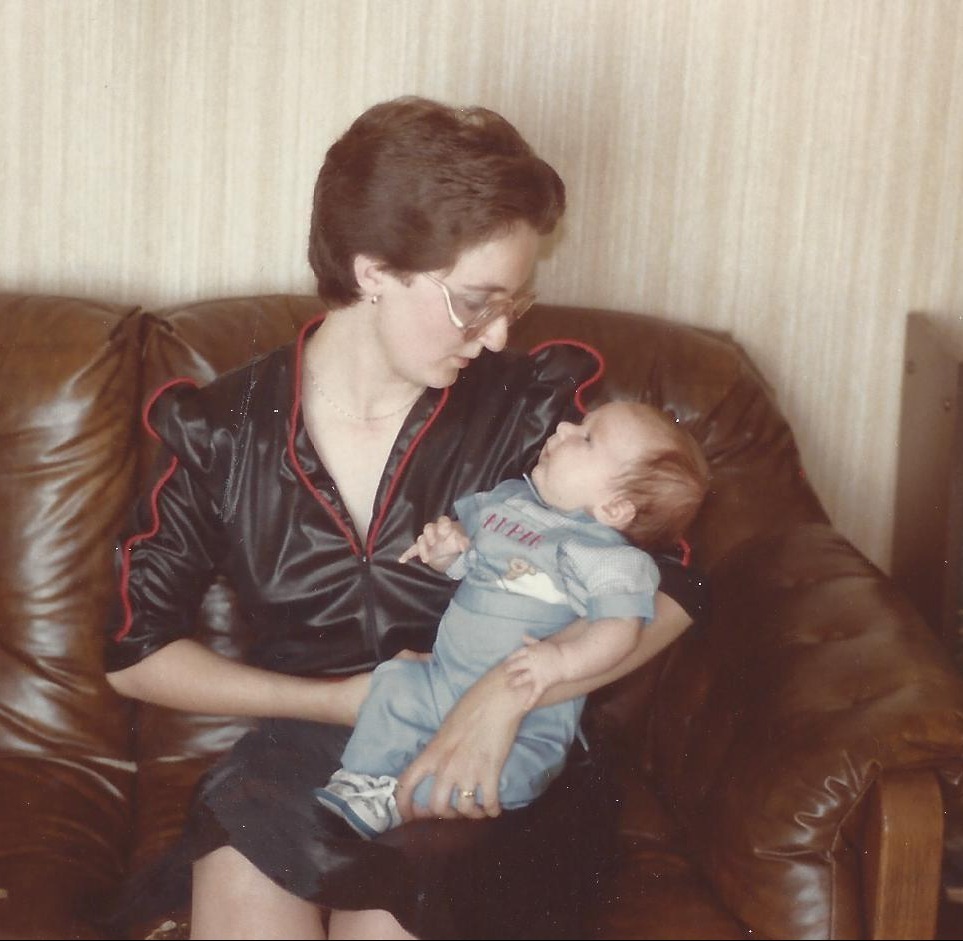 Baby Matthew and Mom Thelma