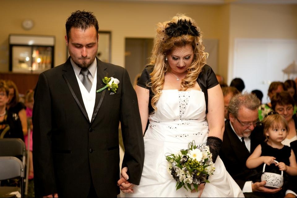 Matthew and MJ wedding day.