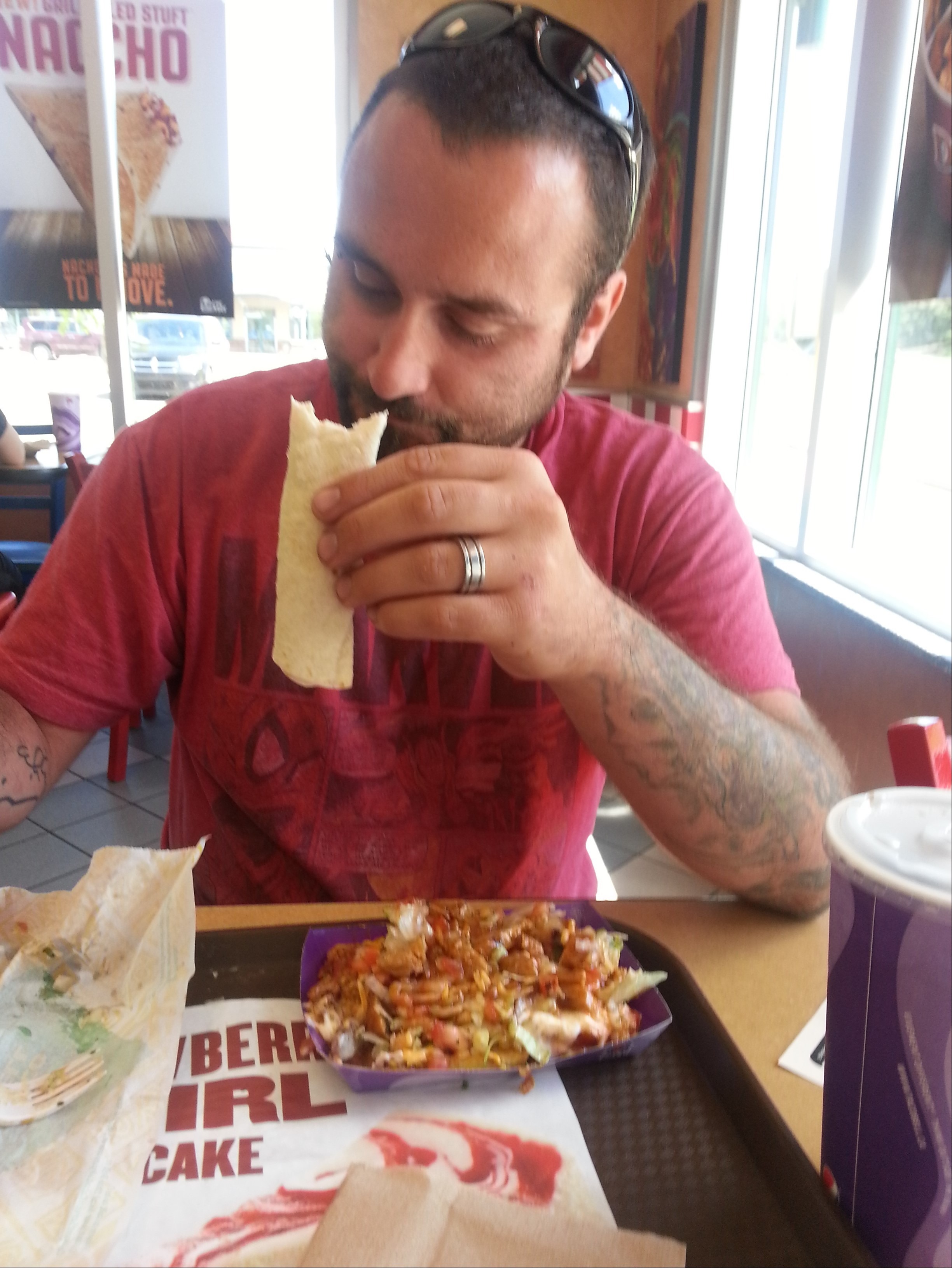Matthew at Taco Bell