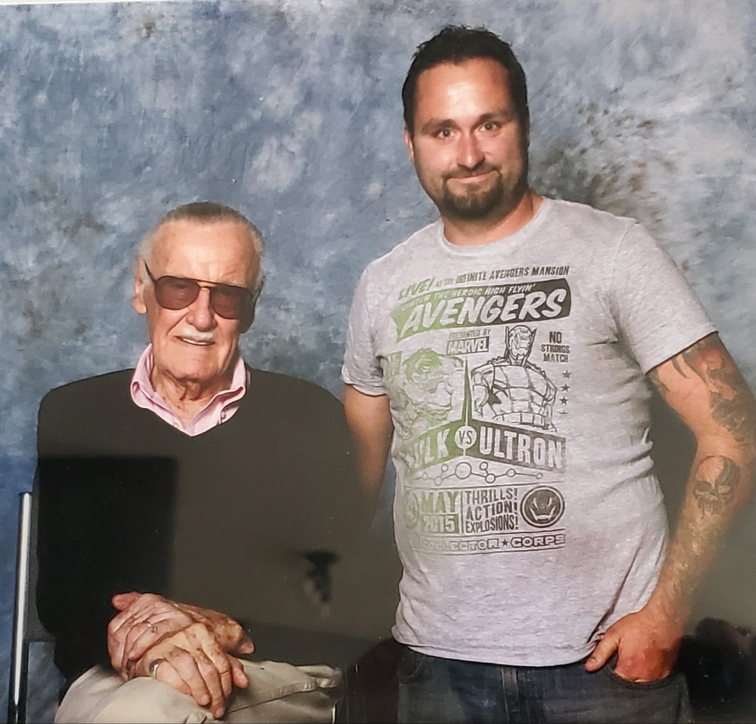 Matthew and Stan Lee