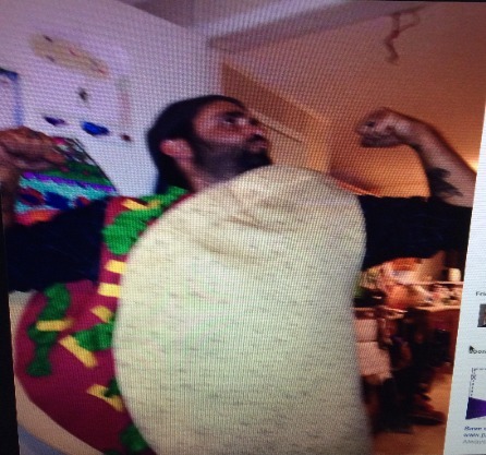 Matthew as a taco